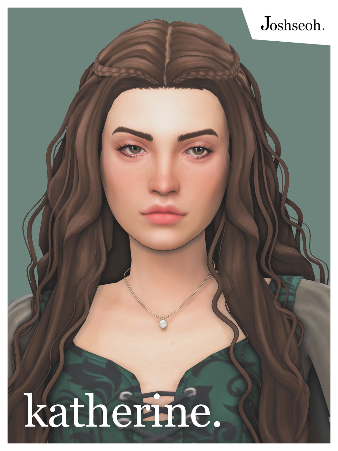 Скриншот мода Прическа Katherine Hair